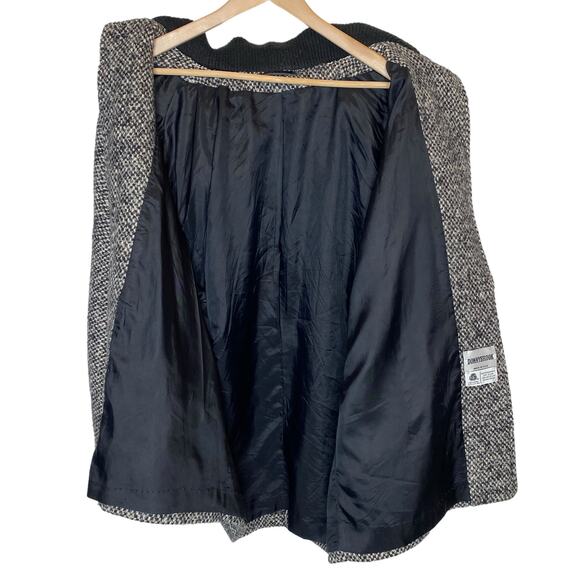 Donnybrook Vintage Wool Blend Tweed Coat with Dolman Sleeves size 14 - Picture 5 of 6